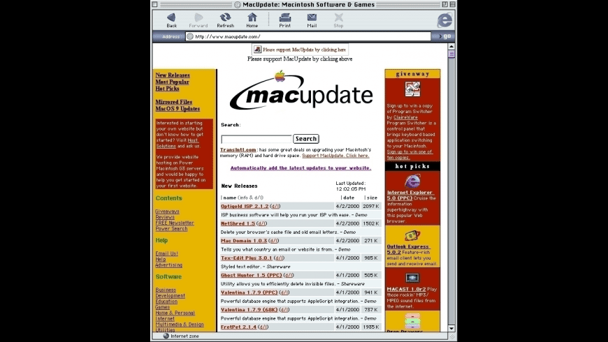 safely download internet explorer for mac